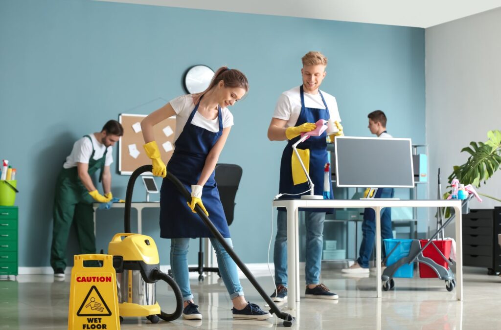 Coast House Cleaning team offering professional commercial cleaning services in Santa Barbara.